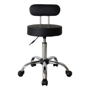Drehhocker mit Rückenlehne - Arbeitshocker - Sattelhocker - Sitzhocker - höhenverstellbar