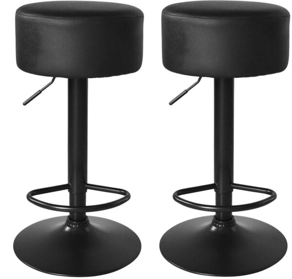 Barhocker höhenverstellbar - Barhocker - Schwarz - Küchenstuhl - VDD World DE