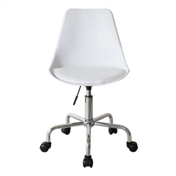Bürostuhl - höhenverstellbar - weiß - VDD World DE
