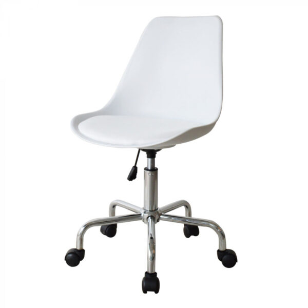 Bürostuhl - höhenverstellbar - weiß - VDD World DE