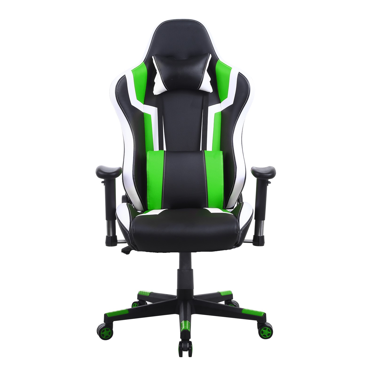 Gaming Stuhl Tornado Bürostuhl - ergonomisch verstellbar - Racing Gaming Stuhl - schwarz grün