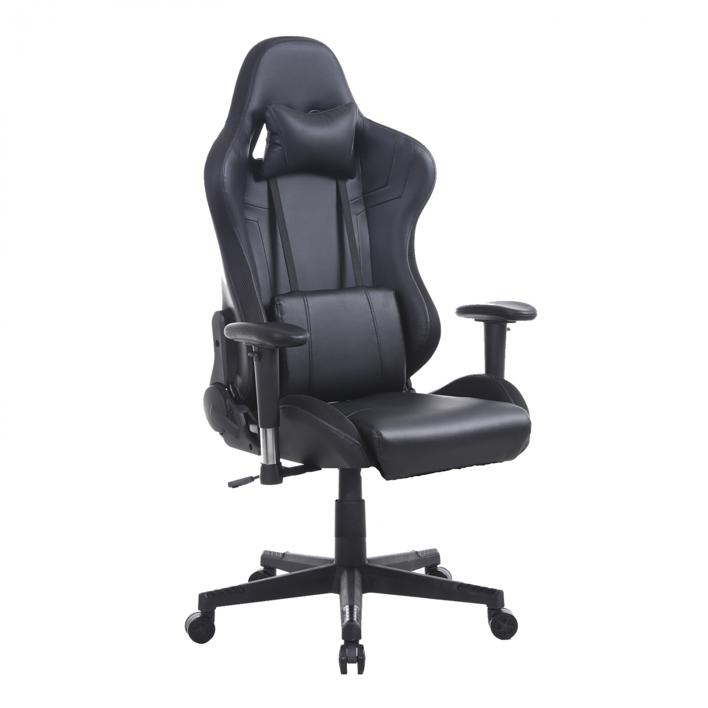 Gaming Stuhl Tornado Bürostuhl - ergonomisch verstellbar - Racing Gaming Stuhl - schwarz - alternatives Bild