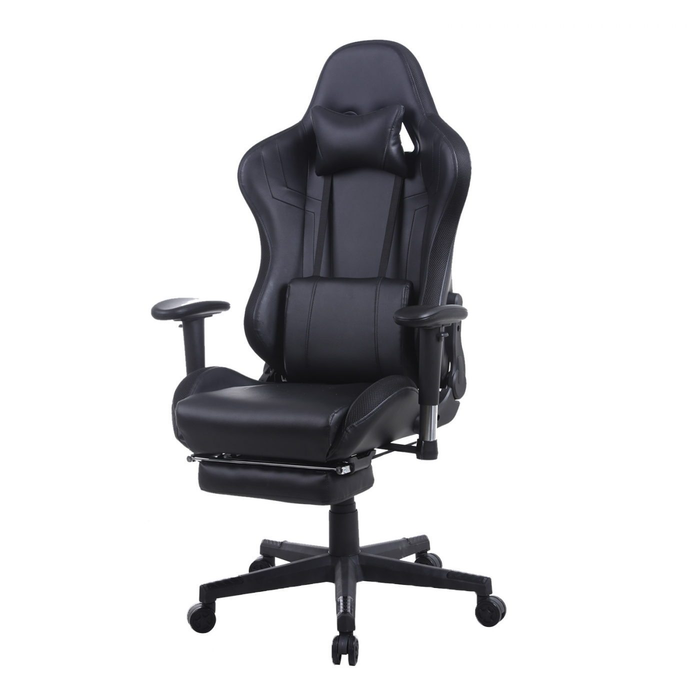 Spielstuhl Tornado Relax Bürostuhl - mit Fußstütze - ergonomisch verstellbar - schwarz - VDD World DE Spielstuhl Tornado Relax Bürostuhl - mit Fußstütze - ergonomisch verstellbar - schwarz - VDD World DE