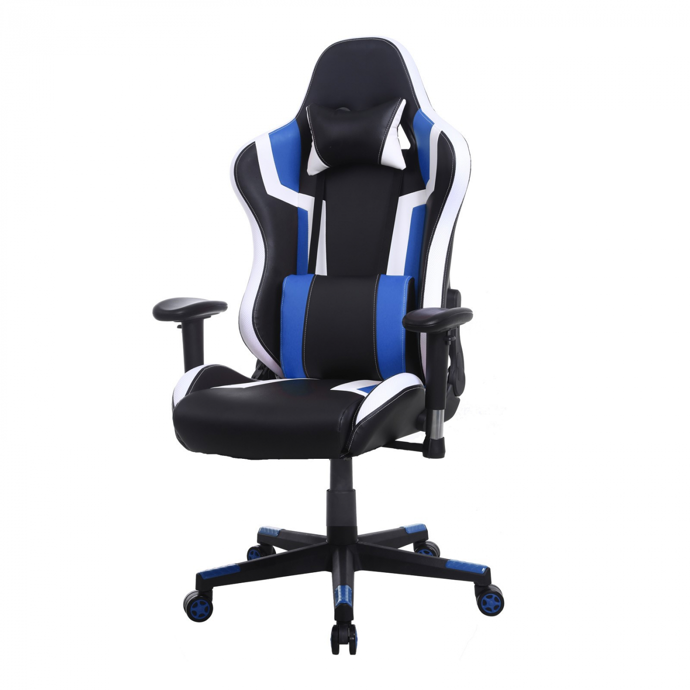 Gaming Stuhl Tornado Bürostuhl - ergonomisch verstellbar - Racing Gaming Stuhl - schwarz blau - VDD World DE Gaming Stuhl Tornado Bürostuhl - ergonomisch verstellbar - Racing Gaming Stuhl - schwarz blau - VDD World DE