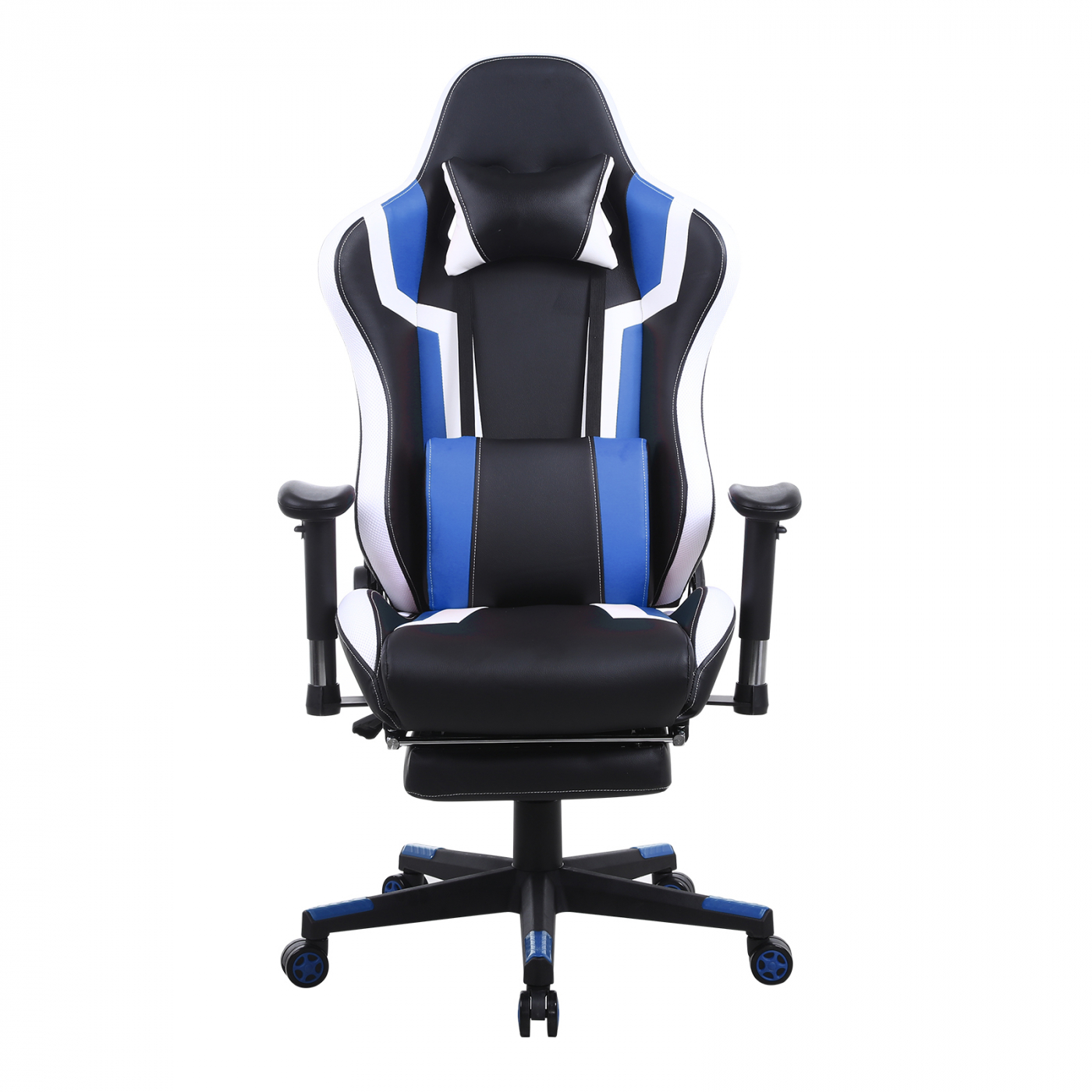 Spielstuhl Tornado Relax Bürostuhl - mit Fußstütze - ergonomisch - schwarzblau
