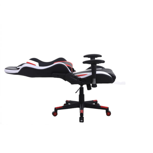 Gaming Stuhl Tornado Bürostuhl - ergonomisch verstellbar - Racing Gaming Stuhl - schwarz rot - VDD World DE