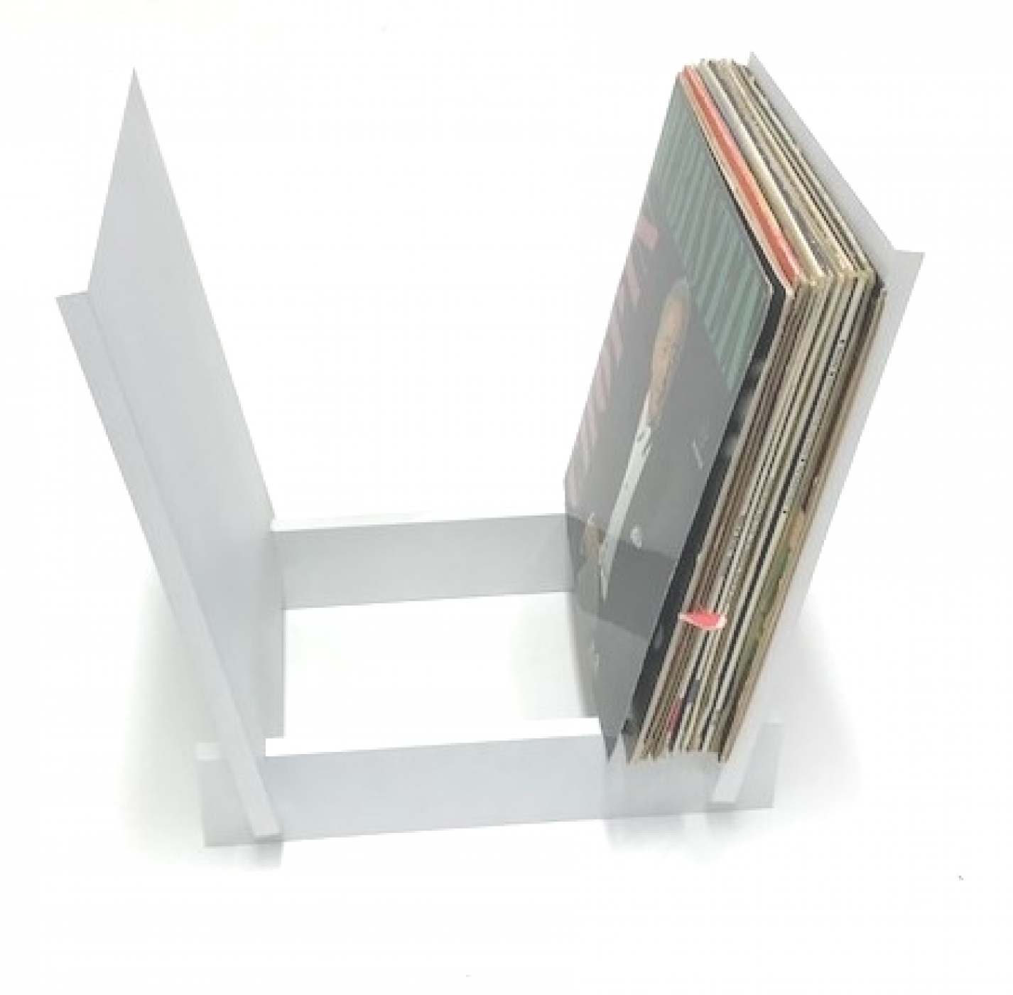 LP-Vinyl-Rack Standard zur Aufbewahrung und Präsentation von 75 bis 100 Stück 12-Zoll-Schallplatten