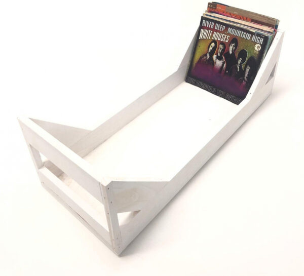 Aufbewahrung von LP Vinyl Schallplatten Aufbewahrungskiste aus Holz 7 Zoll Singles - 75 bis 100 Stüc - VDD World DE