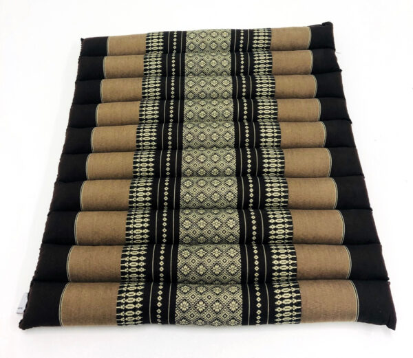 Meditations Yoga Matte Sitzkissen original Thai Design 48 cm x 50 cm Braun - VDD World DE