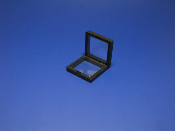   Framebox – Aufbewahrungsbox für verschiedene Anwendungen. Abmessungen: 7 cm x 7 cm. Farbe: schwarz
