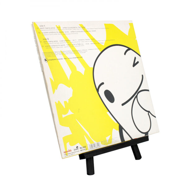Vinyl-LP-Plattenständer Staffelei-Design - Bilderrahmen Staffelei-Ständer - schwarz - VDD World DE