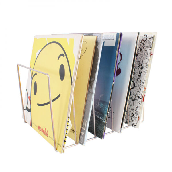 LP Vinyl Schallplatten Lagerregal - Blattregal für 50 bis 60 Vinyl LP 12 Zoll - Gold Pink - VDD World DE