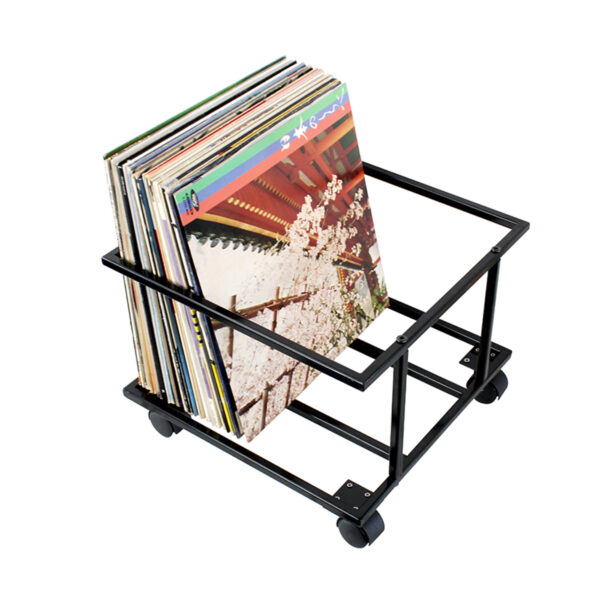 Lp vinyl aufbewahrungsbox mobil - aufbewahrungswagen - lp vinyl schallplatten aufbewahren - VDD World DE