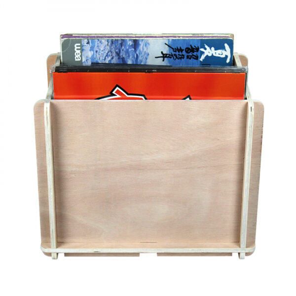 Vinyl-LP-Schallplatten-Aufbewahrungsbox - LP-Vinyl-Aufbewahrungskiste - Holz - Braun - VDD World DE