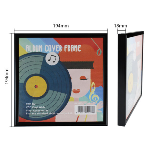 Rahmen für Lp-Vinyl-Schallplatten für 7-Zoll-Singles - Einrahmung von Lp-Vinyl-LP-Single-Schallplatt - VDD World DE