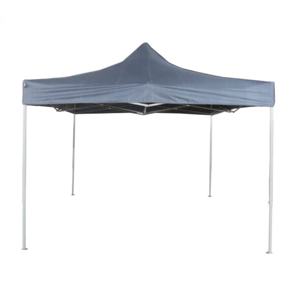 Partyzelt ANTHRAZIT grau 3m x 3m faltbar - VDD World DE