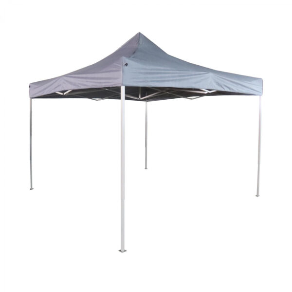 Partyzelt ANTHRAZIT grau 3m x 3m faltbar - VDD World DE