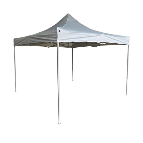 Partyzelt GRAU 3m x 3m faltbar - VDD World DE