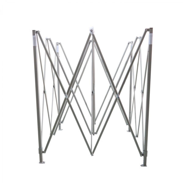 Partyzelt GRAU 3m x 3m faltbar - VDD World DE