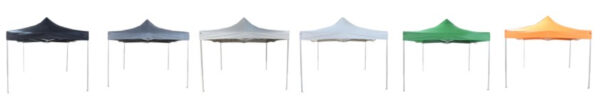 Partyzelt GRAU 3m x 3m faltbar - VDD World DE