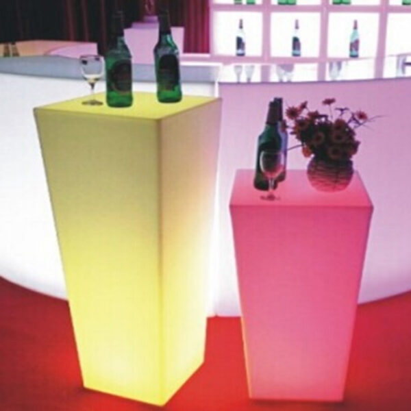   LED Präsentationssäule Säule Stimmungslampe Beleuchtung RGB weiß 16 Farben 72 cm hohe wiederauf