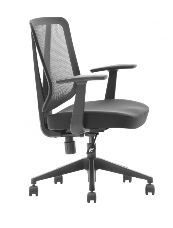   Bürostuhl Denver classic – ergonomisch verstellbar – Netzgewebe – schwarz