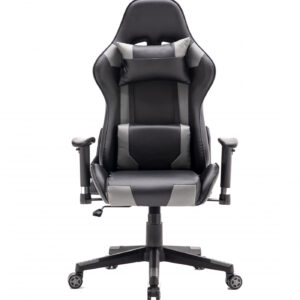 Gaming Stuhl Thomas - Bürostuhl Racing Gaming Style - schwarz grau