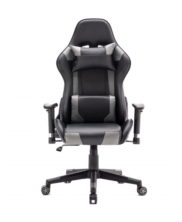 Gaming Stuhl Thomas - Bürostuhl Racing Gaming Style - schwarz grau - VDD World DE