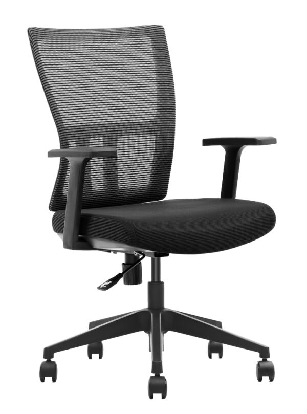 Bürostuhl Memphis ergonomisch geformt - verstellbar - Rücken Mesh und Sitz Nanogewebe - VDD World DE