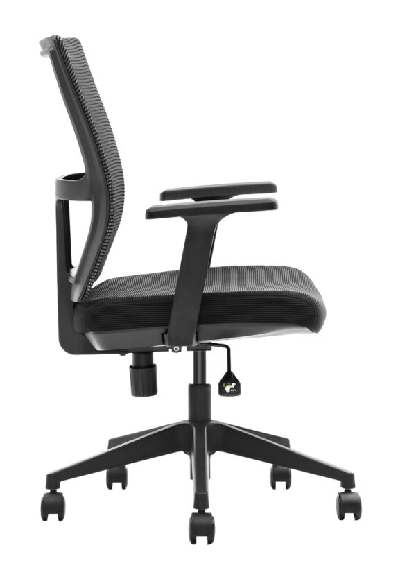 Bürostuhl Memphis ergonomisch geformt - verstellbar - Rücken Mesh und Sitz Nanogewebe - VDD World DE