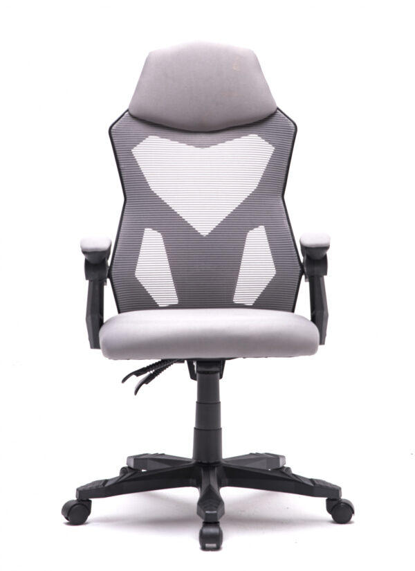 Schreibtischstuhl Fresno - Gaming Stuhl - grau - VDD World DE