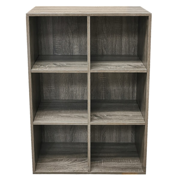 Fächerschrank Vakkie 6 offene Fächer Aufbewahrungsschrank - Bücherregal - Wandschrank - VDD World DE