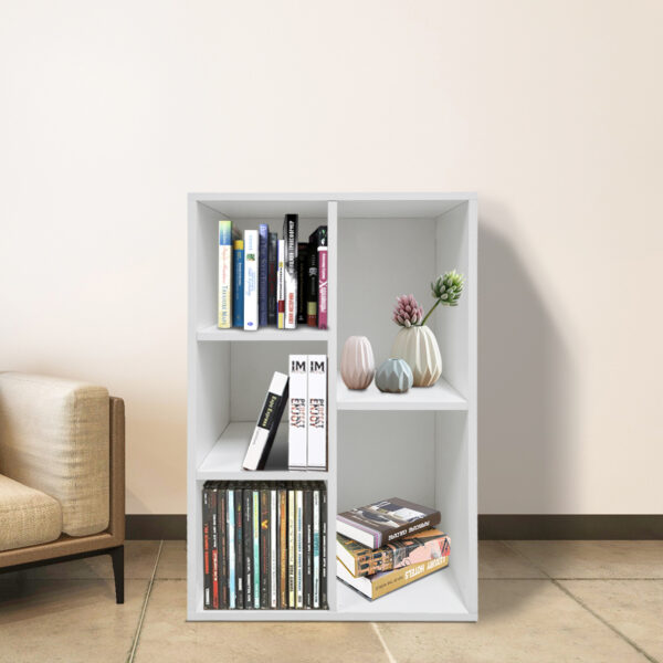   Bücherregal Vakkie 5 Schrank mit offenen Fächern – LP-Vinyl-Aufbewahrungsschrank – Wandschrank