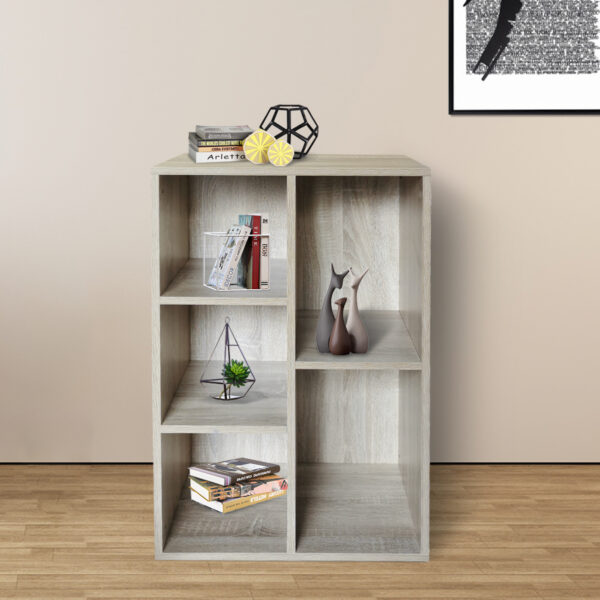 Bücherregal Vakkie 5 Schrank mit offenen Fächern - LP-Vinyl-Aufbewahrungsschrank - Wandschrank - Bra - VDD World DE