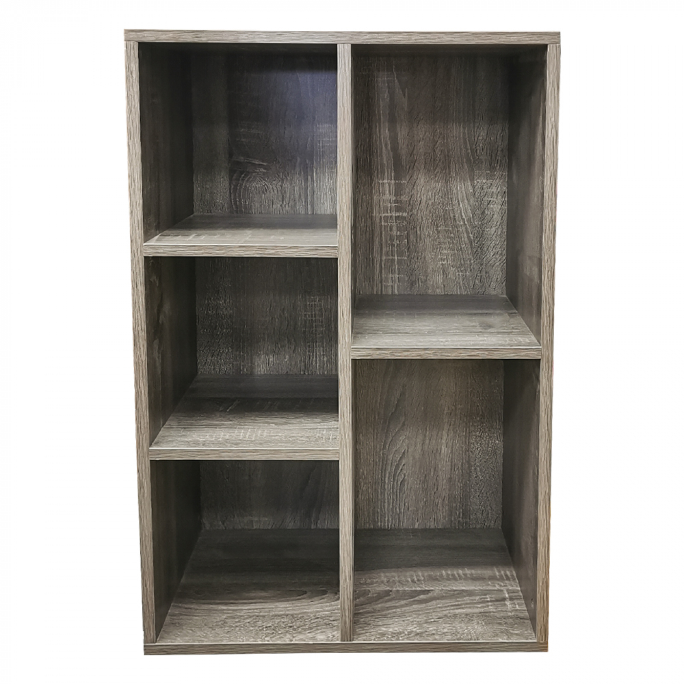 Bücherregal Vakkie 5 Schrank mit offenen Fächern - LP-Vinyl-Aufbewahrungsschrank - graubraun