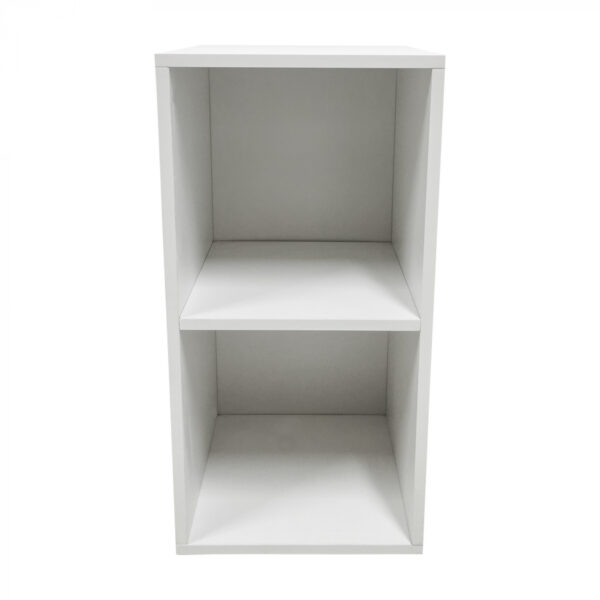 Schrank für Vinyl-LP-Schallplatten - 2 Fächer - weiß - VDD World DE