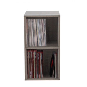 Aufbewahrungsschrank für Lp-Schallplatten – Aufbewahrung von Lp-Schallplatten – Bücherregal – 2 Fäch