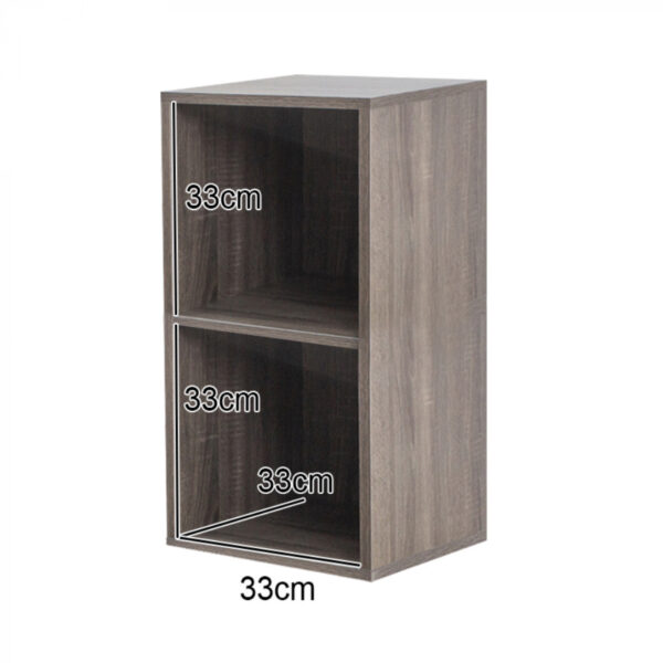 Aufbewahrungsschrank für Lp-Schallplatten – Aufbewahrung von Lp-Schallplatten – Bücherregal – 2 Fäch - VDD World DE