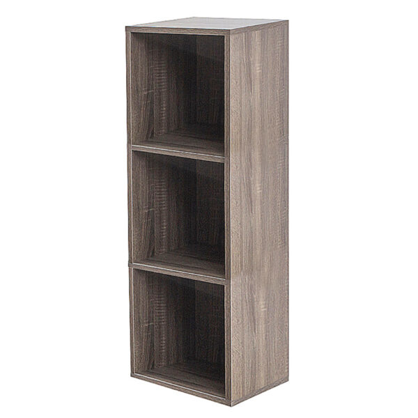 LP-Schallplattenschrank - Aufbewahrung von LP-Schallplatten - Bücherregal - 3 Fächer - VDD World DE