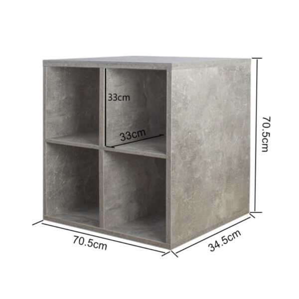Bücherregal Vakkie 4 offene Fächer - Fächerschrank - Wandschrank - VDD World DE