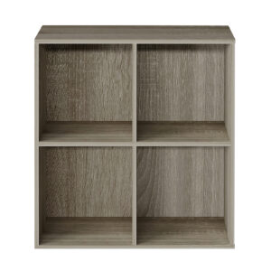 Fächerschrank - Bücherregal 4 offene Fächer - Wandschrank