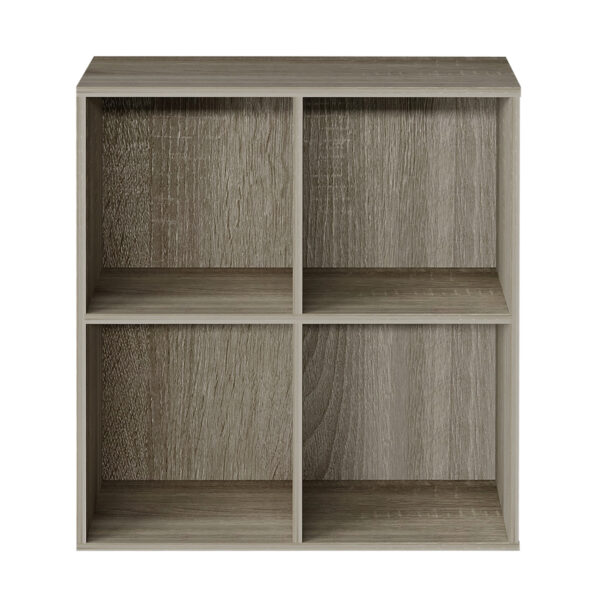 Fächerschrank - Bücherregal 4 offene Fächer - Wandschrank - VDD World DE