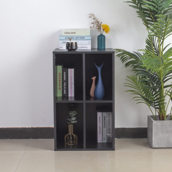 Vinyl-Schallplattenschrank - Aufbewahrung von Schallplatten - Plattenspielerschrank - schwarz - VDD World DE
