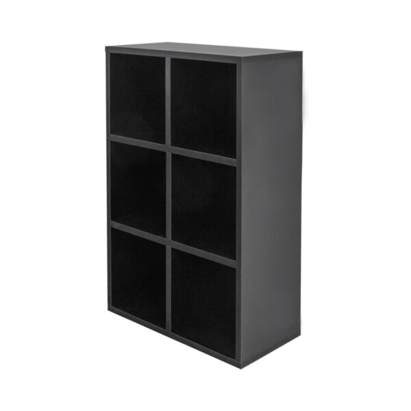 Würfelregal - Aufbewahrungsschrank - Bücherregal - Wandschrank - schwarz - VDD World DE