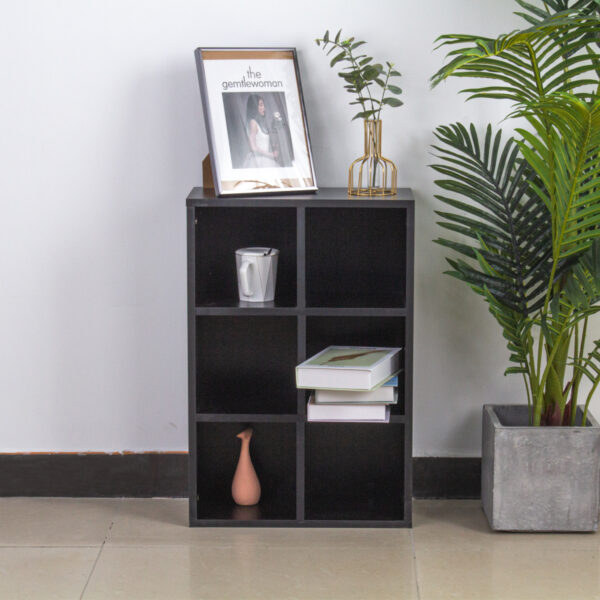 Würfelregal - Aufbewahrungsschrank - Bücherregal - Wandschrank - schwarz - VDD World DE