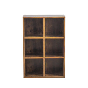 Fächerschrank - DVD/CD-Schrank - Bücherregal - Wandschrank - braun