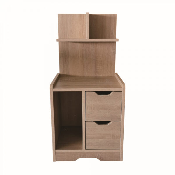 Nachttisch Hängeschrank 84 cm hoch hellbraun - VDD World DE