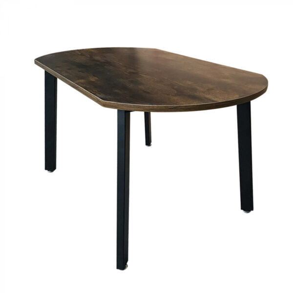   Couchtisch – industrieller Vintage – Metallholz – 90 x 50 cm – schwarzbraun