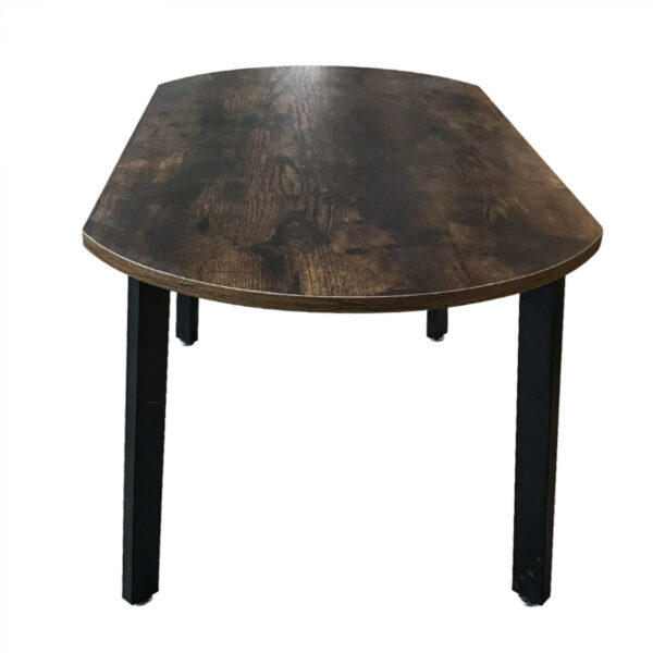   Couchtisch – industrieller Vintage – Metallholz – 90 x 50 cm – schwarzbraun