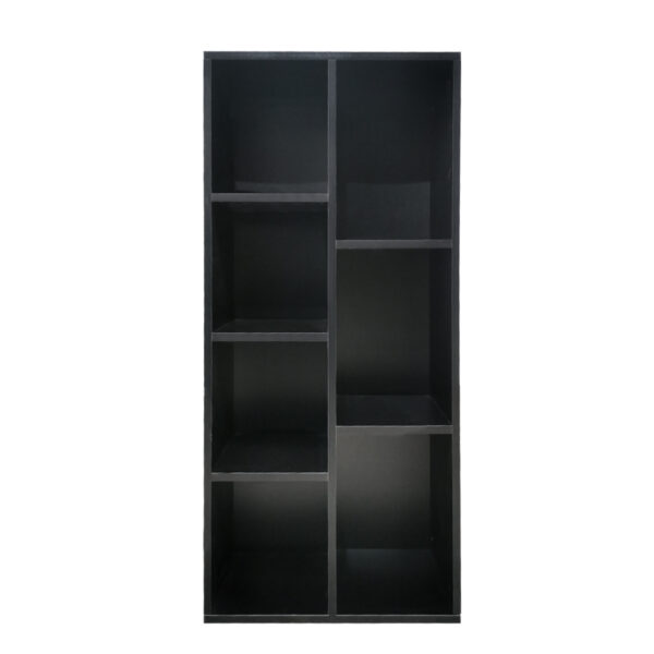 Bücherregal 7 offener Schrank - Wandschrank - schwarz - VDD World DE